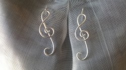 Associazione RAM - Orecchini nota musicale in alluminio riciclato